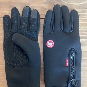 NEW HXXY Winter Thermal Gloves with Zipper Water/Wind Resistant Size Small